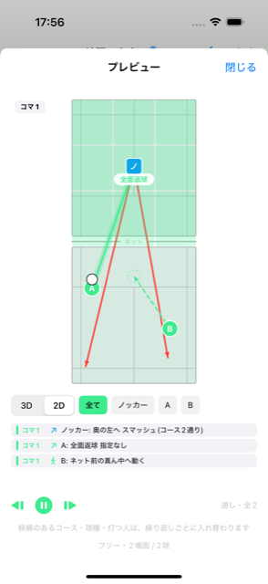 2Dに切り替える